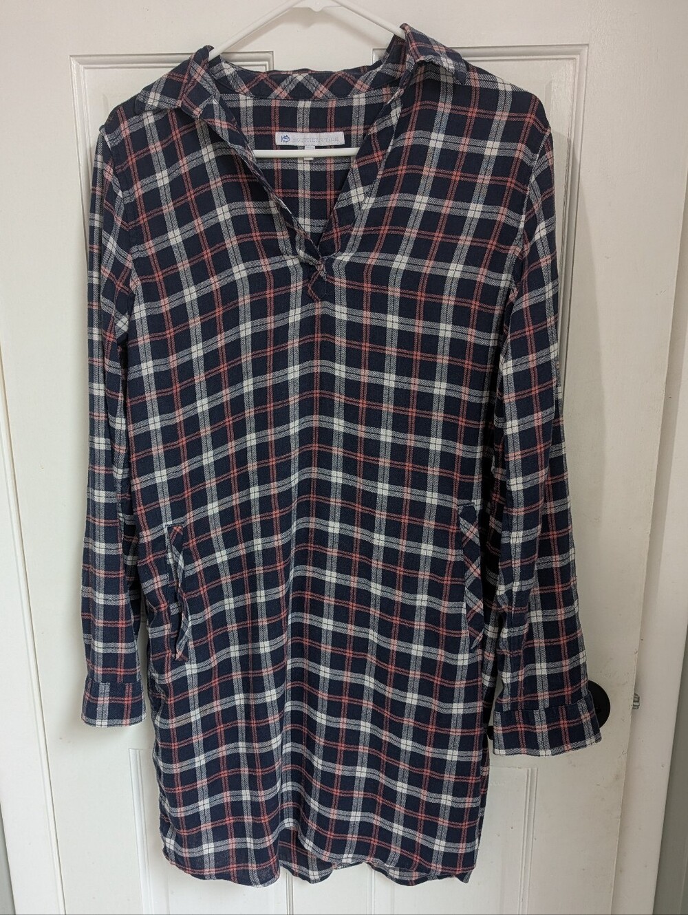 Southern Tide Kamryn Chilly Morning Plaid Dress